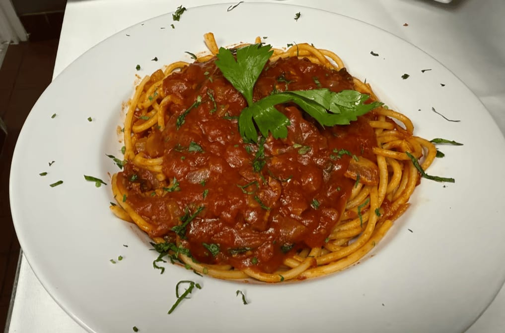 Bucatini All'amatriciana.